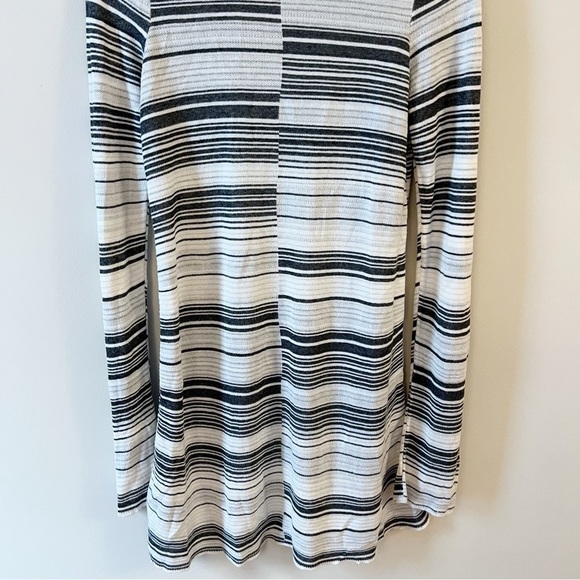 Free People Dress Womens Size Small Rave On White Striped Knit Long Sleeve - Picture 9 of 9